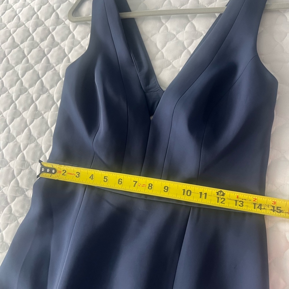 BCBGMaxAzria Navy Sleeveless V-Neck Maxi Dress - Picture 5 of 5